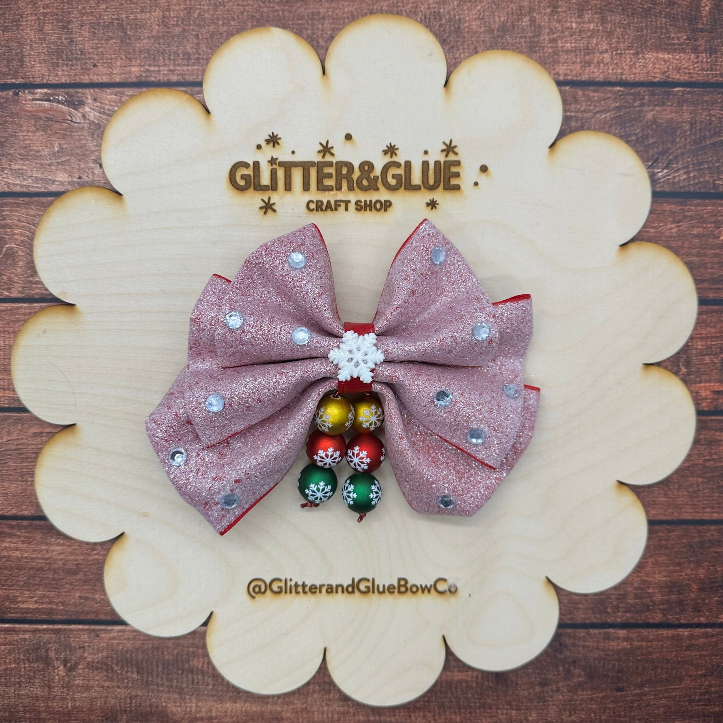 Sparkly Bow with Beads