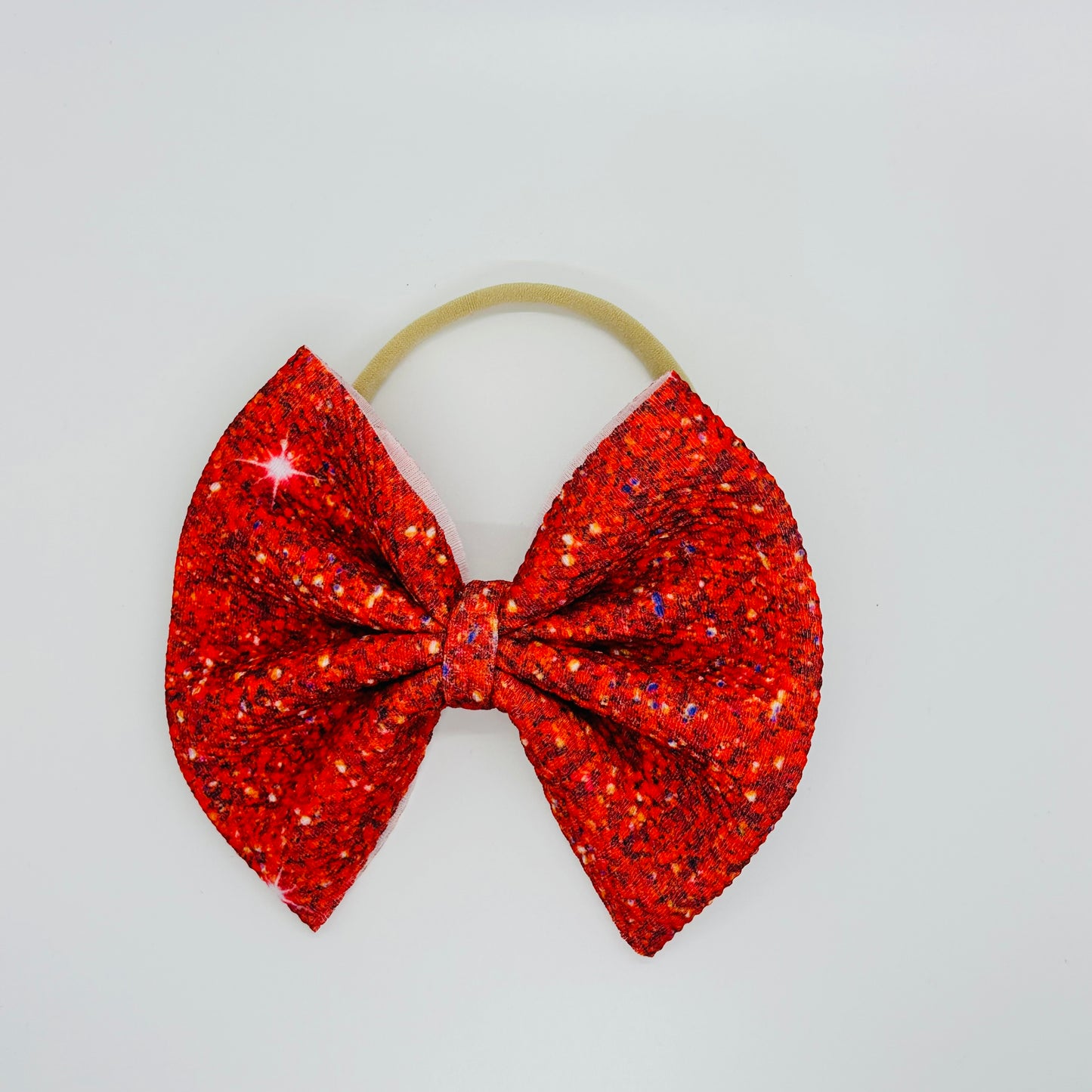 Nylon: Faux Red Glitter