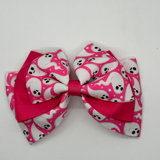 Large Clip: Pink Ghosts Variation 2