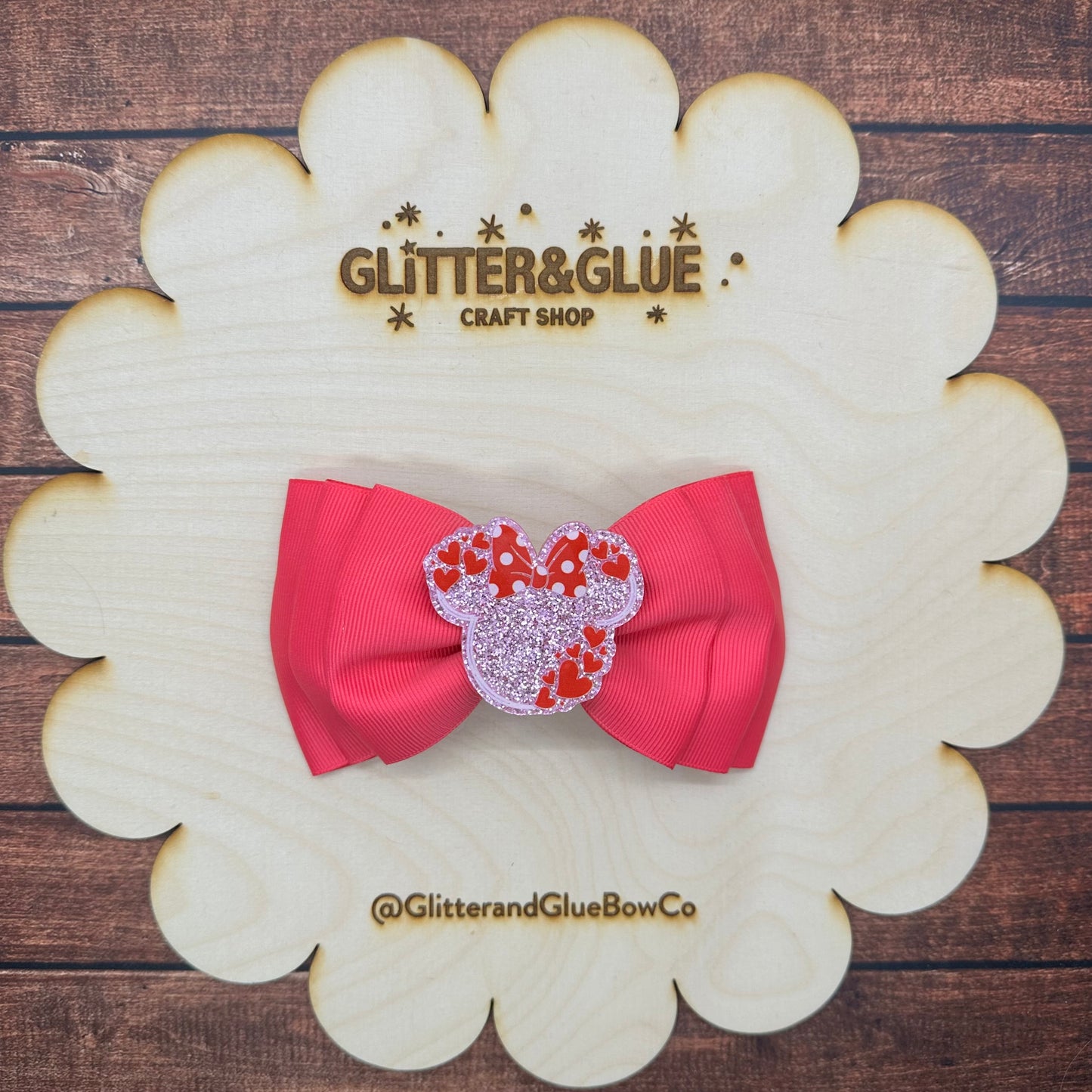 Hot Pink Minnie Bow