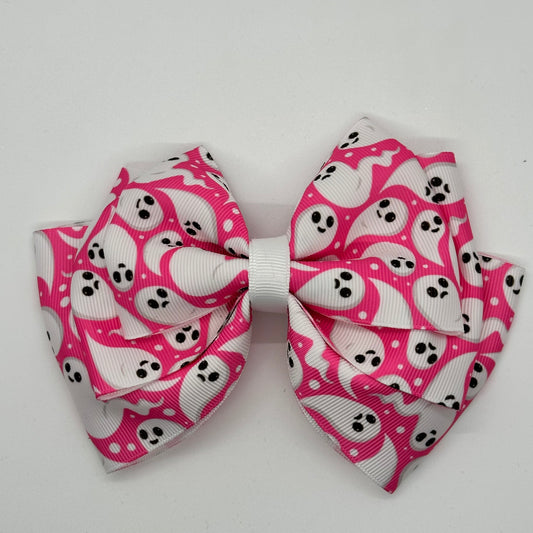 Large Clip: Pink Ghosts Variation 1