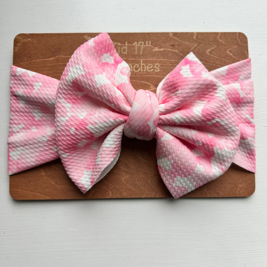 Head Wrap: Pink Flowers
