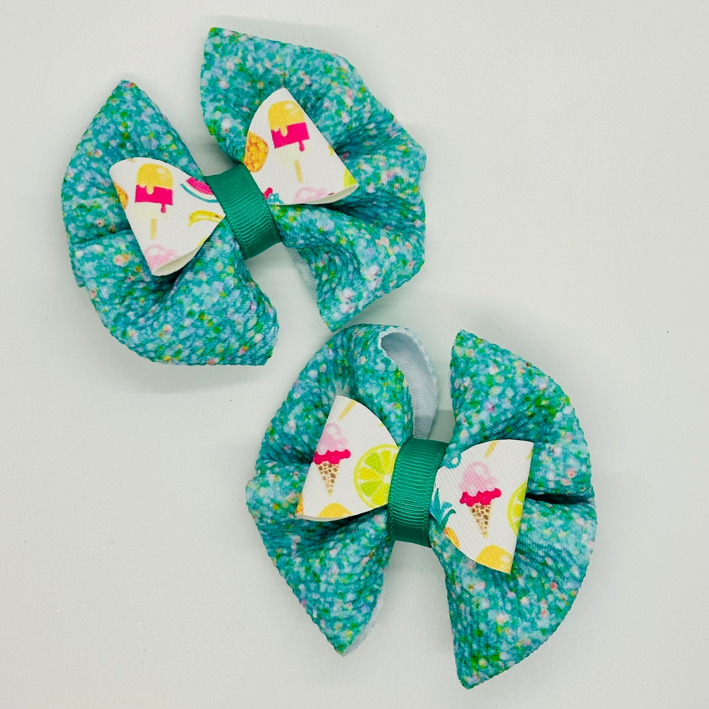 Mini clips: Teal Popsicle