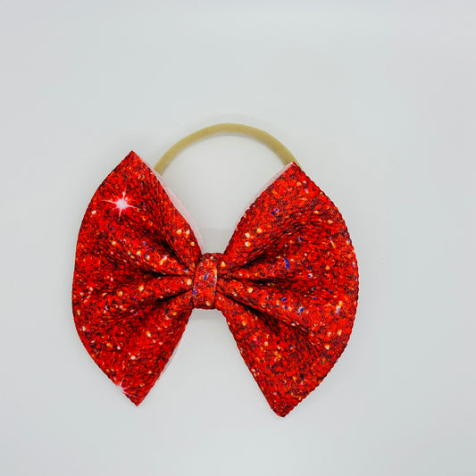 Nylon: Faux Red Glitter