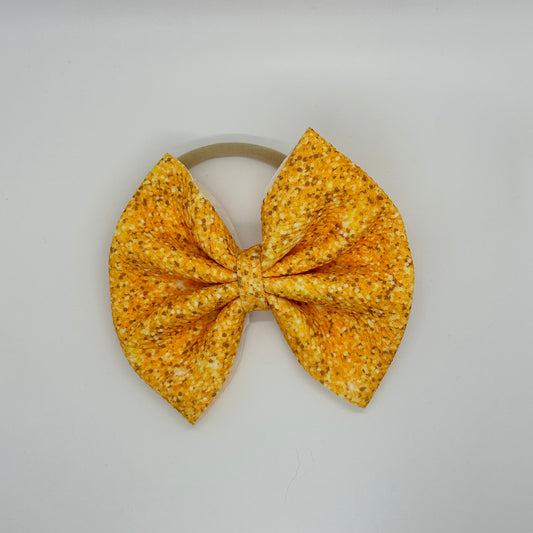 Nylon: faux gold glitter