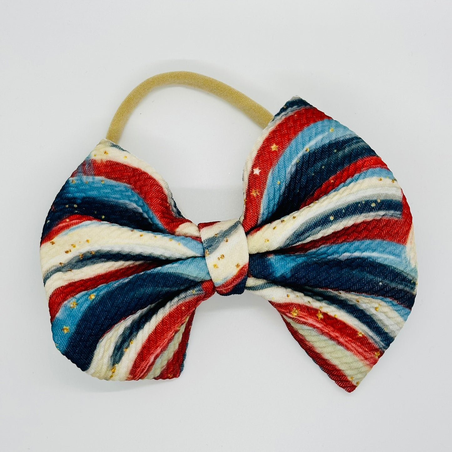 Nylon: red, white and Blue